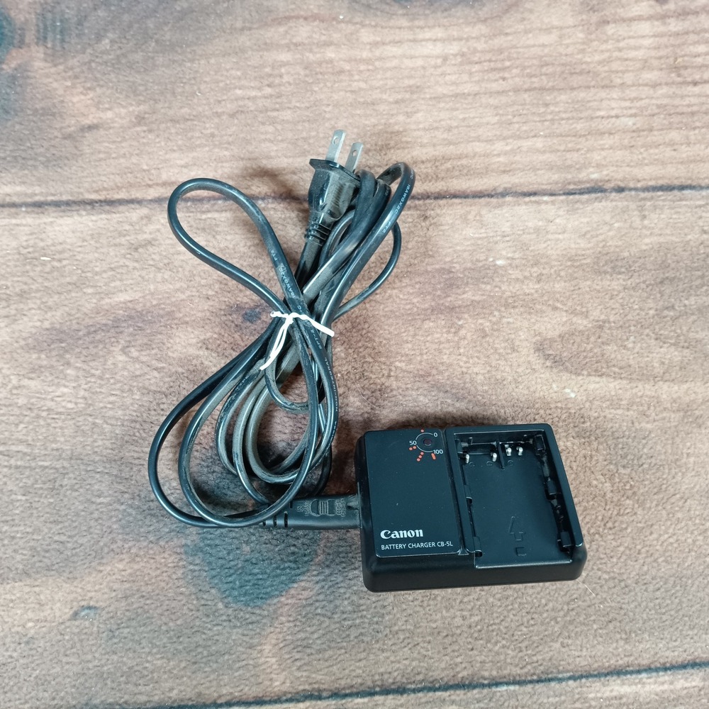 Canon‎ Battery Charger CB-5L DS8101 Power Supply Cord Camera Accessory